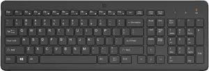 Беспроводная клавиатура HP 225, полноразмерная, RF, черная