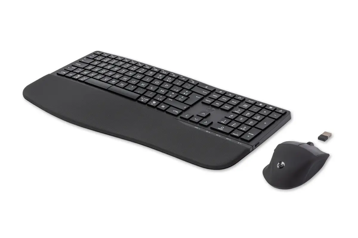 HP 680 Comfort Dual-Mode Wireless Keyboard and Mouse Combo Photo 2