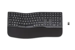 Полноразмерная беспроводная клавиатура HP 680 Comfort Dual-Mode, раскладка AZERTY (бельгийская), черная