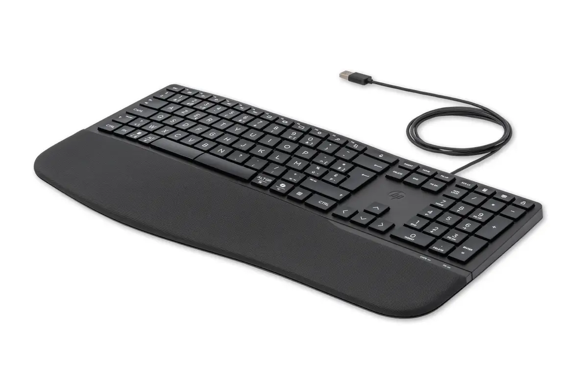 HP 480 Comfort vadu tastatūra — pilna izmēra USB AZERTY Photo 2