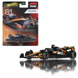 Hot Wheels Kolekcionējama rotaļu sacīkšu formula JKD81 1:64 Mērogs Premium Liets Melns Oranžs
