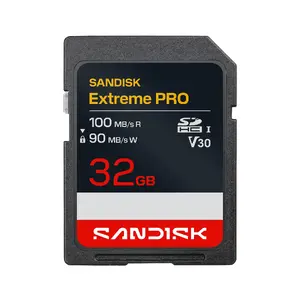 SanDisk Extreme Pro 32 GB SDHC UHS-I Memory Card, 100 MB/s Read, 90 MB/s Write, V30