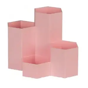 WEDO 245 257709 Honeycomb pildspalvu un zīmuļu turētājs, polipropilēns, rozā
