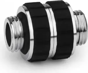 Alphacool Apex Grip G1/4 Male to Male Swivel Fitting, Chrome