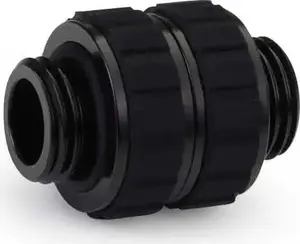 Alphacool Apex Grip G1/4 Male to Male Swivel Fitting, Black