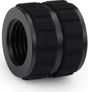 Alphacool Apex Grip Muffe 16mm G1/4 Female to Female Adapter Black