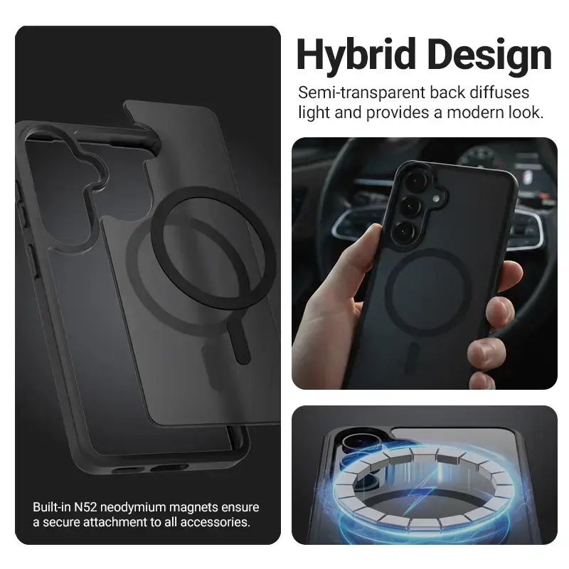 Crong Hybrid Matte Magnetic Case for OnePlus 15 Photo 3