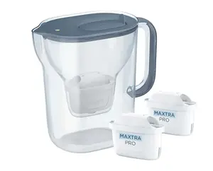 Фильтр-кувшин BRITA Style Essential, 2.4 л, темно-синий, в комплекте 2 картриджа MaxtraPro