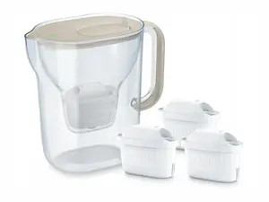 Фильтр-кувшин BRITA Essential XL с 3 картриджами MX Pro Pure Performance, песочный