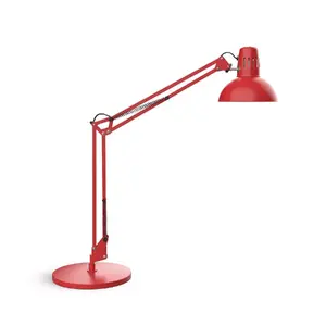 Galda lampa Maul MAULstudy, E27 LED, sarkana