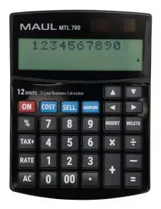 Maul MTL 700 Desktop Calculator with 12-Digit Display