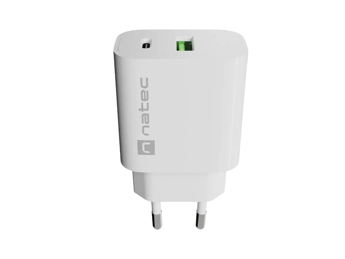 Natec Ribera 20W USB-A un USB-C sienas lādētājs Photo 4