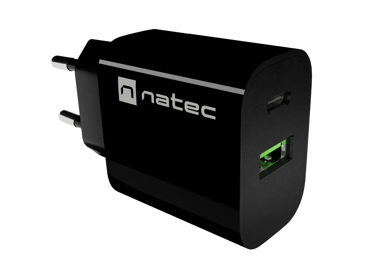 Natec Ribera 20W sienas lādētājs Photo 6