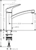 Кухонный смеситель Hansgrohe Logis 160 - Хром Photo 2