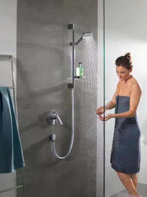 Душевая система Hansgrohe Crometta — хром и белый Photo 4