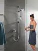 Душевая система Hansgrohe Crometta — хром и белый Photo 4
