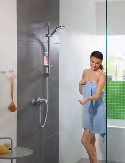 Душевая система Hansgrohe Crometta — хром и белый Photo 5