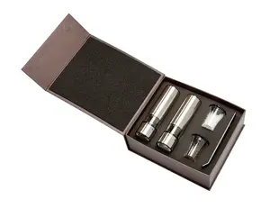 Peugeot Elis Sense Electric Salt and Pepper Grinder Set, Stainless Steel