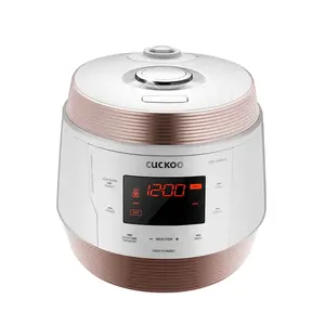 Cuckoo Icook Q5 Premium Multicooker, Rose and White, Stainless Steel Bowl