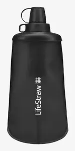 LifeStraw Peak Squeeze 650 ml Water Filtration Bottle, Black