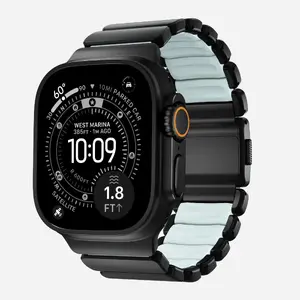 Ремешок для смарт-часов Nomad Stratos для Apple Watch 49 мм, титан, черный
