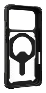 Urban Armor Gear Plasma XTE MagSafe Cover for iPhone 17 Pro, Black and Transparent
