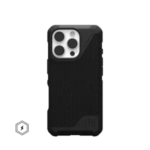 Urban Armor Gear Metropolis LT Protective Cover for Apple iPhone 16 Pro, Black