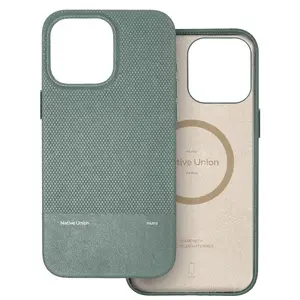 Чехол Native Union (Re)Classic для iPhone 16 Pro Max, совместимый с MagSafe, зеленый