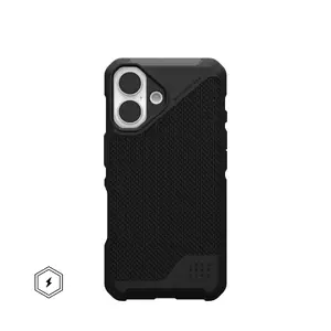Urban Armor Gear Metropolis LT Protective Cover for Apple iPhone 16, Black