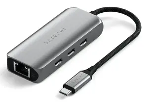 Satechi ST-H3C25EM USB-C Hub with 2.5 Gigabit Ethernet, Grey