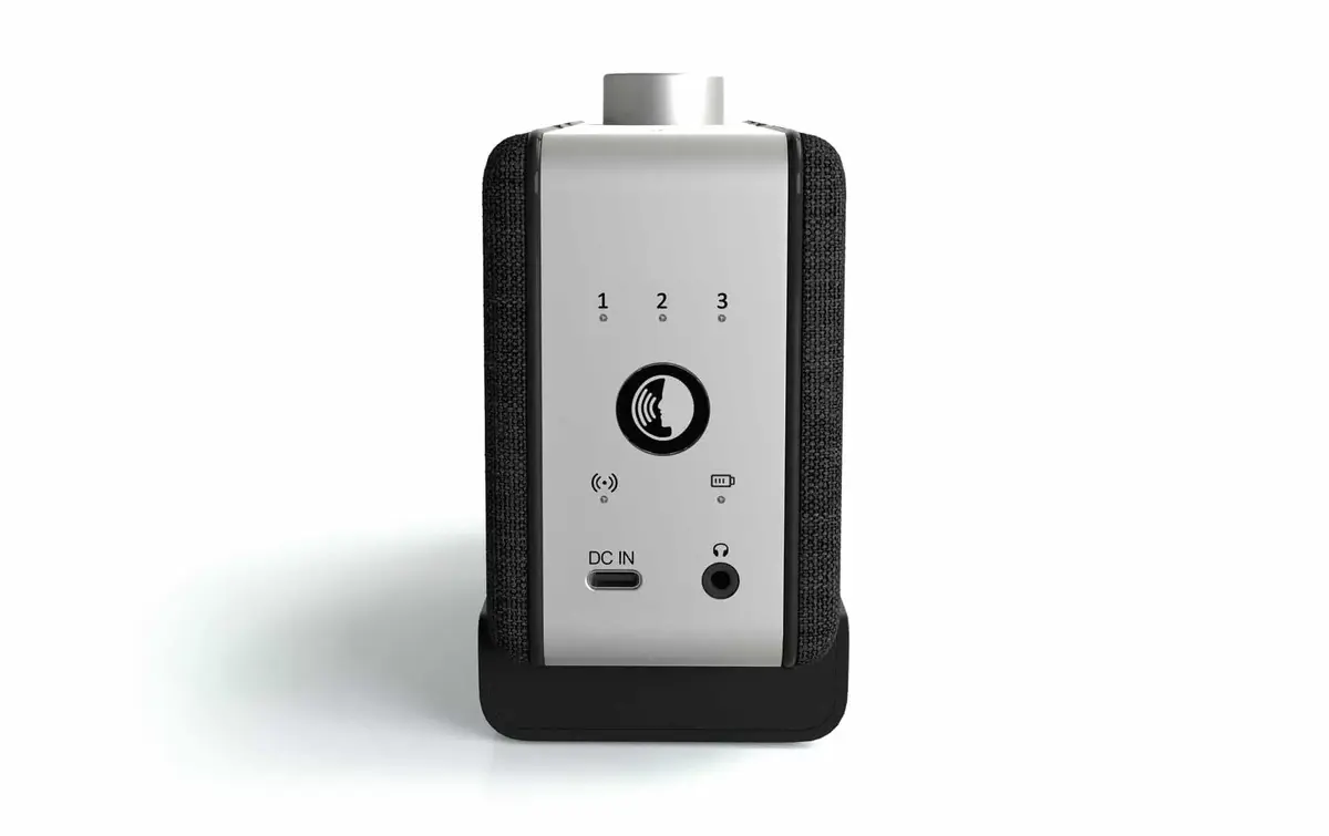 FALLER OSKAR Mono Portable Speaker - Black/Silver Photo 3