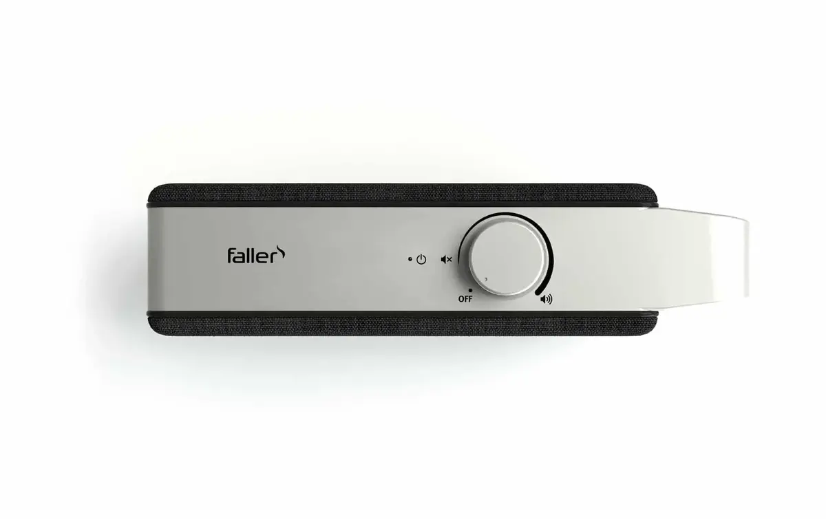 FALLER OSKAR Mono Portable Speaker - Black/Silver Photo 4