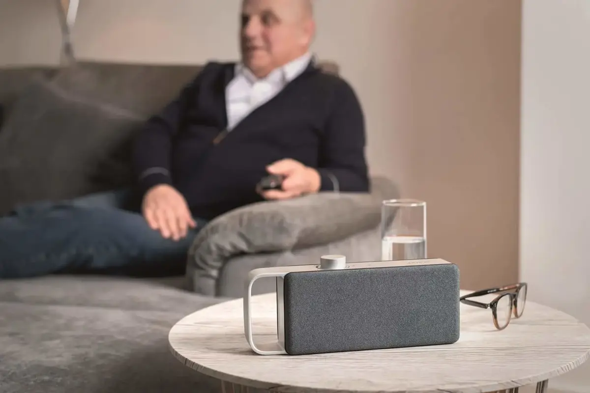 FALLER OSKAR Mono Portable Speaker - Black/Silver Photo 7