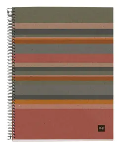MAUL A616499 A5 Hardcover Notebook, 120 Sheets, Squared Paper