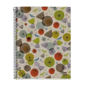 MAUL A245999 A4 Writing Notebook, 120 Sheets, Squared, Hardcover, Multicolour