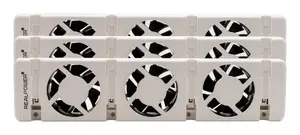 RealPower HL-3 Fan Electric Space Heater for Indoor Use, White