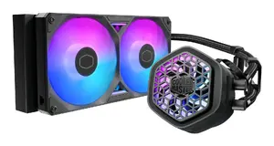 Cooler Master MasterLiquid Atmos II 240 Liquid CPU Cooler, 120mm Fans, Black
