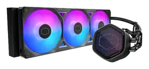 Cooler Master MasterLiquid Atmos II 360 Pixel LED Liquid CPU Cooler, 120mm Fans, Black