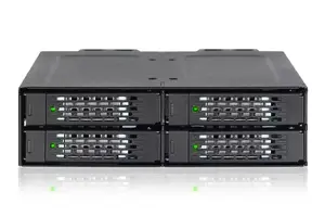 Icy Dock MB699VP-B Drive Bay Panel, Black, Metal