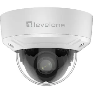 LevelOne GEMINI Zoom IP Security Camera, 2-MP, 4x Optical Zoom, H.265, Indoor/Outdoor