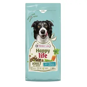 Сухой корм для взрослых собак Versele-Laga HappyLife с лососем 12,5 кг