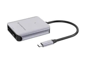 Conceptronic BIAN09G 3-in-1 Card Reader, USB 3.2 Gen 2, CFast 2.0, SD and MicroSD 4.0 UHS-II