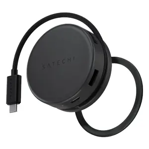 Satechi On-the-Go USB-C Multi-Port Adapter with HDMI, Gigabit Ethernet, and USB 3.0