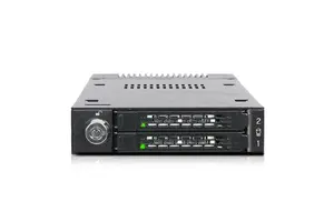 Icy Dock ToughArmor MB834M2K-B Dual M.2 NVMe SSD Enclosure with Hot-Swap Support