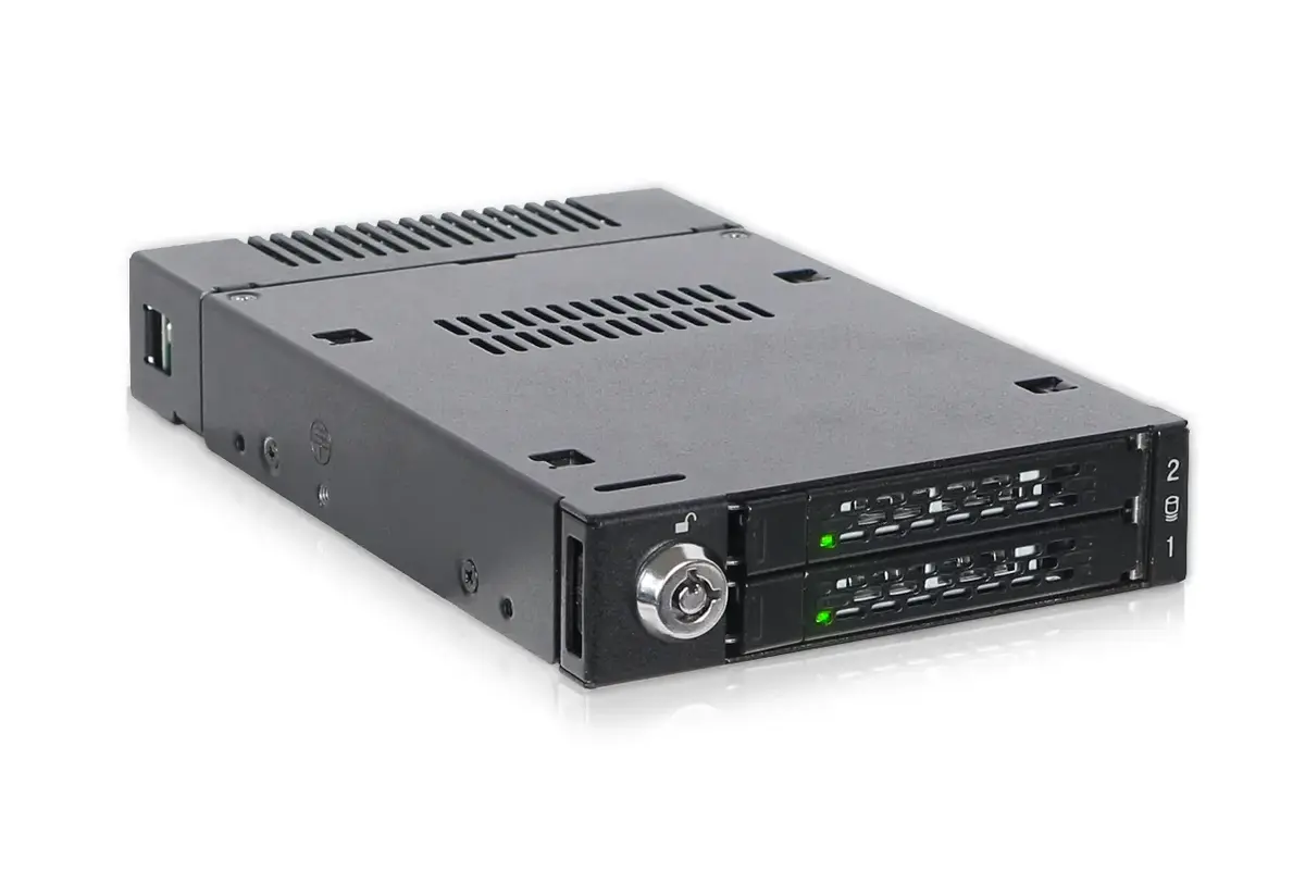 Icy Dock ToughArmor MB834M2K-B Dual M.2 NVMe SSD Enclosure Photo 2