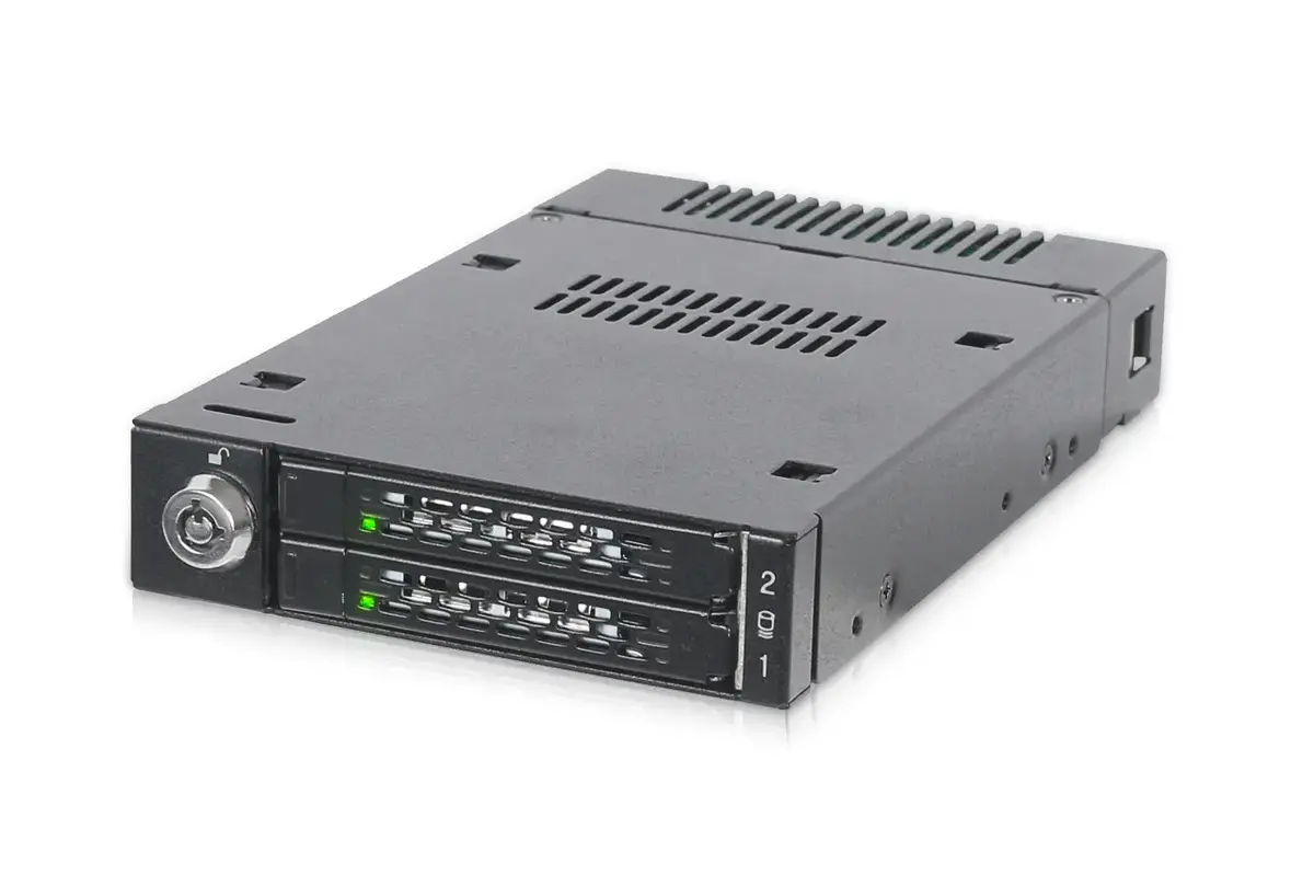 Icy Dock ToughArmor MB834M2K-B Dual M.2 NVMe SSD Enclosure Photo 3
