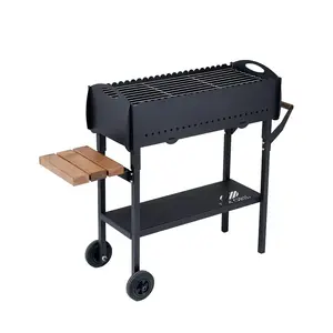 Grill with Shelf and Wheels GR-017, 3mm Steel
