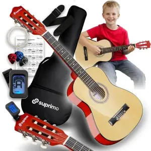 Suprimo JRC 1/4 Classical Guitar Set, Natural Finish