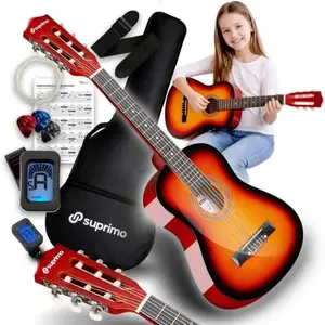 Suprimo JRC 1/4 Classical Guitar Set, Sunburst