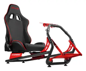 Oplite GT3 Superfast V2 Racing Cockpit, Steel, Black and Red